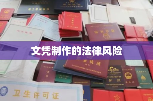 兴平文凭制作的法律风险