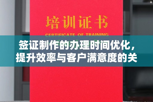 兴平签证制作的办理时间优化，提升效率与客户满意度的关键