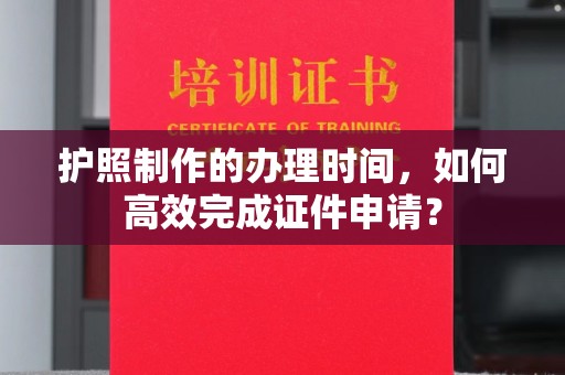 兴平护照制作的办理时间，如何高效完成证件申请？