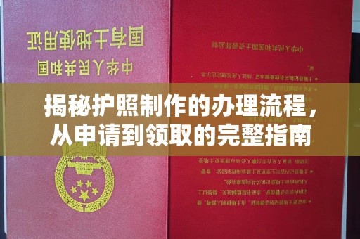 兴平揭秘护照制作的办理流程，从申请到领取的完整指南