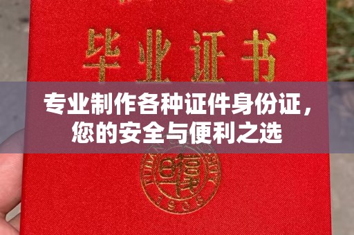 兴平专业制作各种证件身份证，您的安全与便利之选