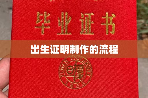 兴平出生证明制作的流程